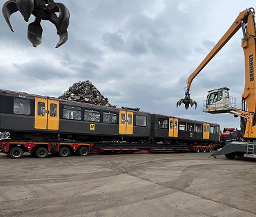 Metro’s old trains deliver recycling boost on their final journeys
