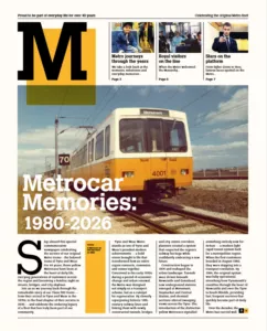 M newspaper front cover