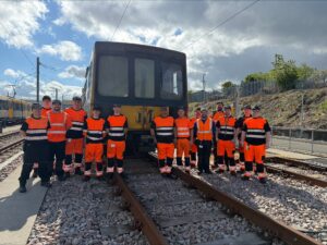 Depot workers say a fond farewell to the old Metro trains