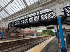 Whitley Bay Metro station footbridge is re-opened to the public