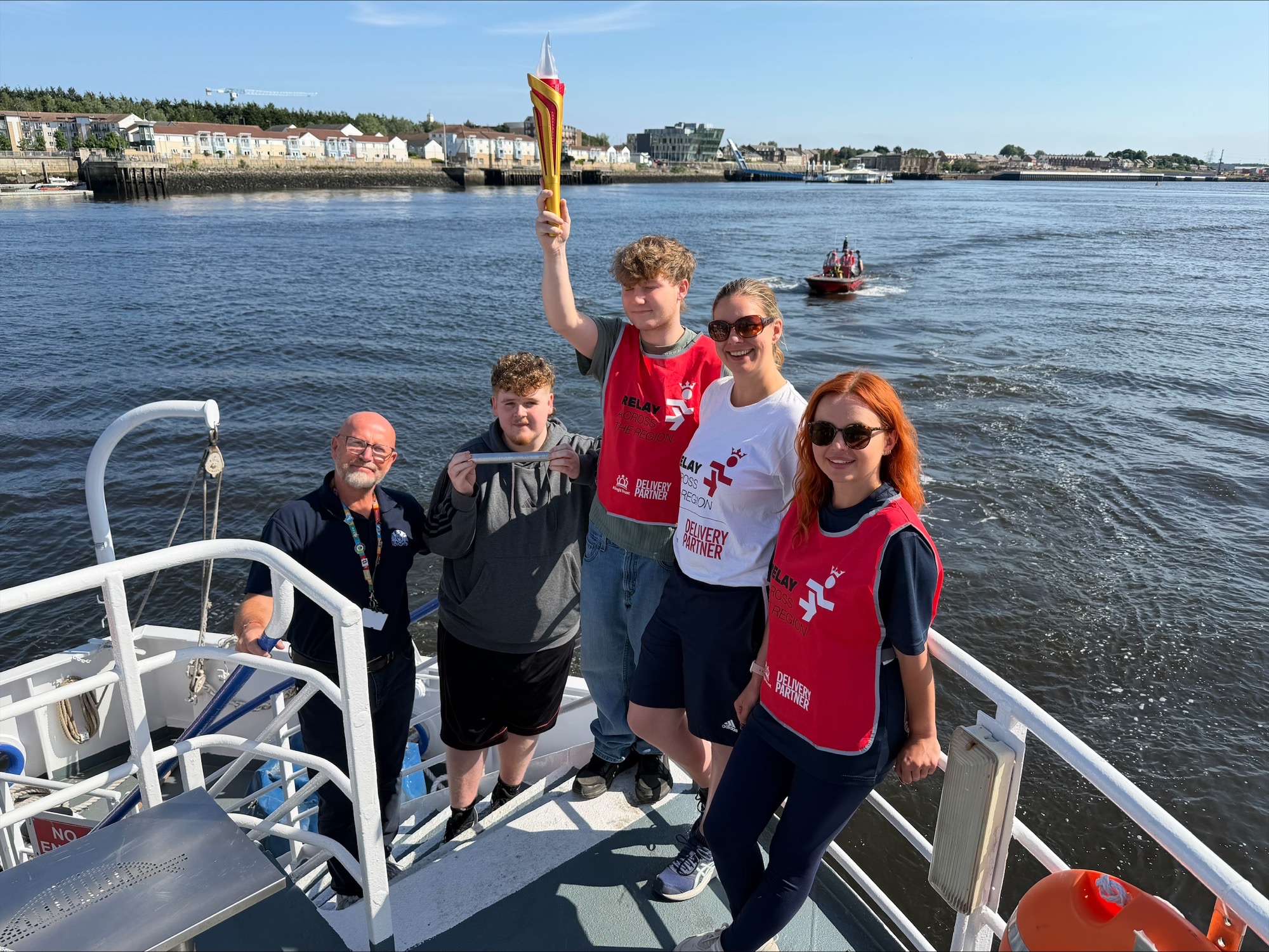 Shields Ferry features in King’s Trust baton relay