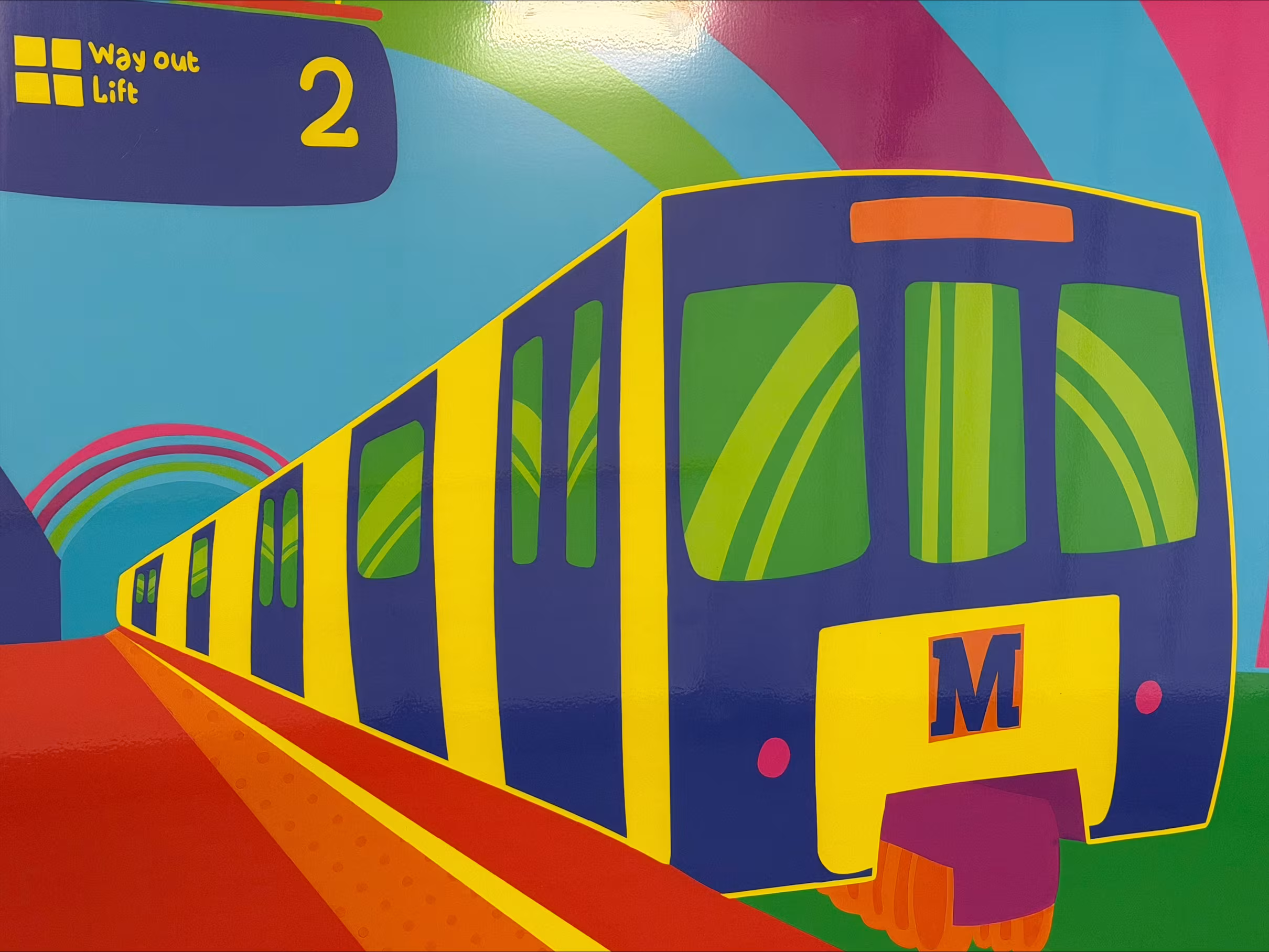 Metro’s original train fleet features in new urban art project